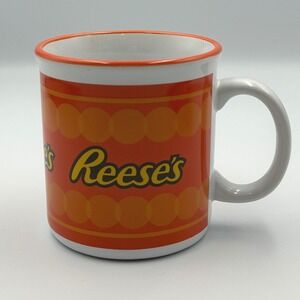 Reese's Peanut Butter Cup Coffee Mug Orange Tea Cup 10‎ oz by Galerie